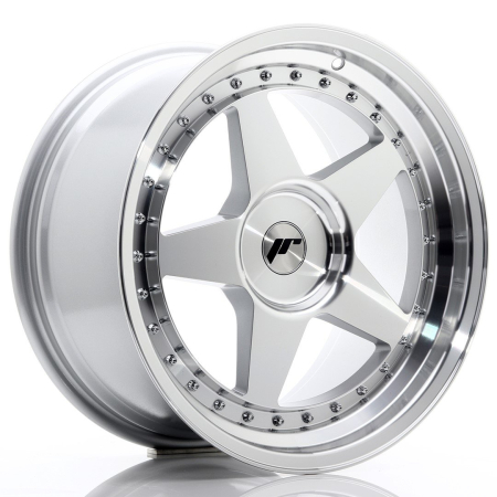 JR Wheels JR6 18x9,5 ET20-40 BLANK Silver Machined Face JR61895XX2074SM