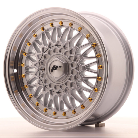 JR Wheels JR9 16x7,5 ET25 4x100/108 Silver w/Machined Lip JR91675142574S