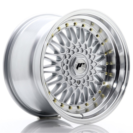 JR Wheels JR9 17x10 ET20 BLANK Silver w/Machined Lip JR91710XX2074S