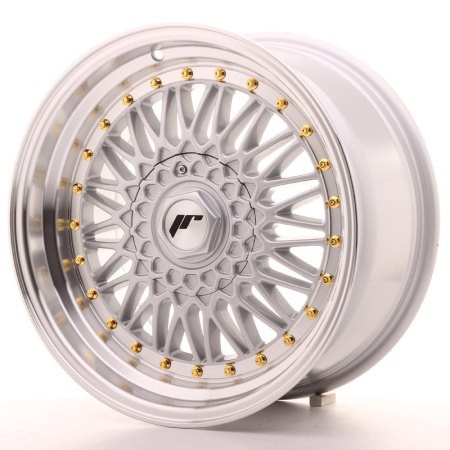 JR Wheels JR9 17x8,5 ET20 4x100/108 Silver w/Machined Lip JR9178142074S