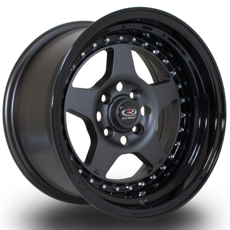 Rota Kyusha 15x8&quot; 4x114.3 ET0 FGMBlack wheels KYUS8015A1P00PCFGH0730