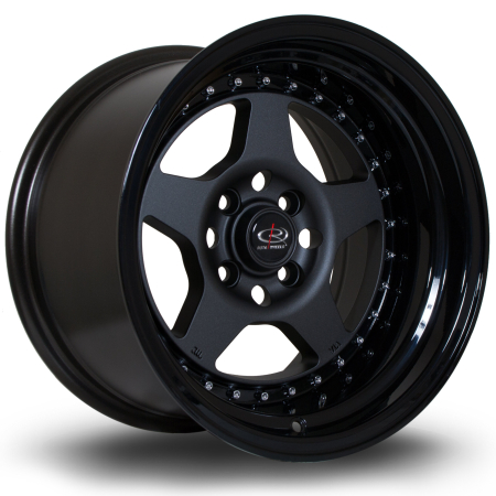 Rota Kyusha 15x9&quot; 4x100 ET0 FGMBlack wheels KYUS9015C1P00PCFGH0671