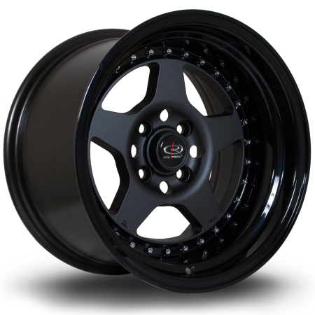 Rota Kyusha 15x9&quot; 4x114.3 ET0 FGMBlack wheels KYUS9015A1P00PCFGH0730