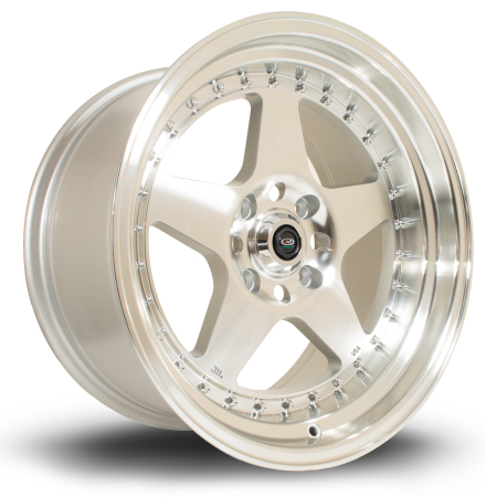 Rota Kyusha 17x9.5&quot; 5x114.3 ET12 PFSilver wheels KYUS9517D1P12RFPS0730