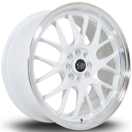 Rota MXR 17x7.5&quot; 4x108/4x100 ET40 RLWhite wheels MXRF7517BCP40RLWH0730