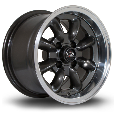 Rota RB 13x8&quot; 4x100 ET4 RLGunmetal wheels RB138013C1P04RLGM0671