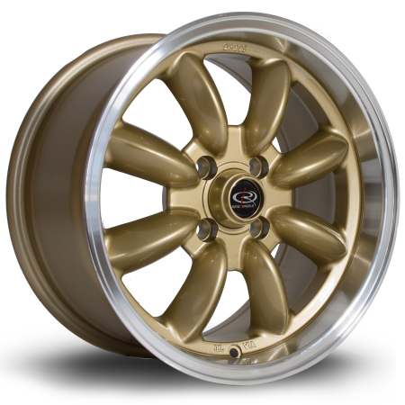 Rota RB 15x8&quot; 4x100 ET30 RLGold wheels RB158015C1P30RLPG0671