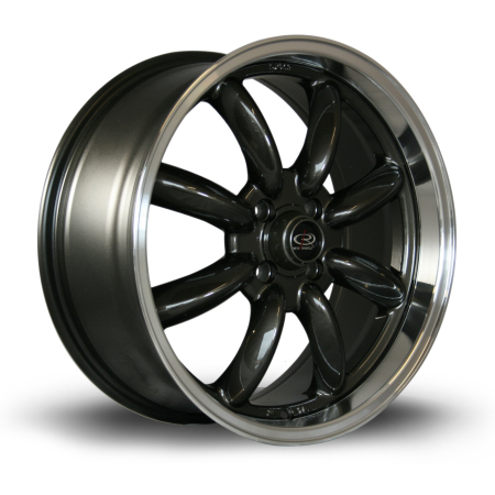 Rota RB 17x7.5&quot; 4x100 ET45 RLGunmetal wheels RB177517C1P45RLGM0671