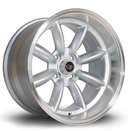 Rota RBX 17x9.5&quot; 4x114.3 ET-19 RLSilver wheels RBX19517A1N19RLPS0730