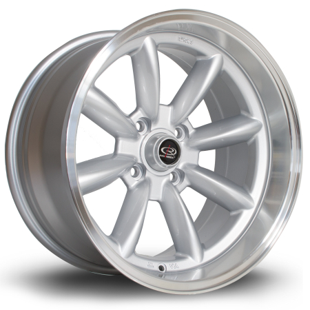 Rota RBX 17x9&quot; 4x114.3 ET-13 RLSilver wheels RBX19017A1N13RLPS0730