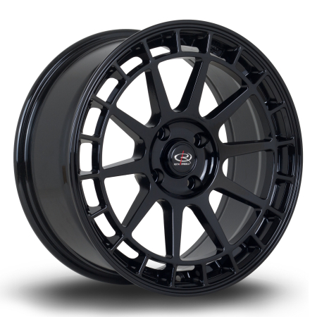 Rota Recce 17x7.5&quot; 4x108 ET25 Black wheels REC17517B1P25PCYB0730