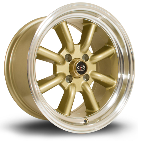 Rota RKR 15x8&quot; 4x100 ET0 RLGold wheels RKR18015C1P00RLPG0671