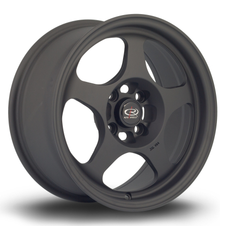 Rota Slip 15x7&quot; 4x100 ET40 FBlack2 wheels SLIP7015C1P40PCFB20671