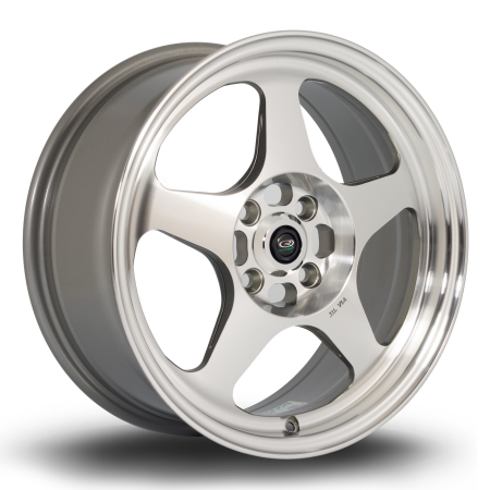 Rota Slip 16x7&quot; 4x100 ET40 RFSteelgrey wheels SLIP7016C1P40RFSG0671