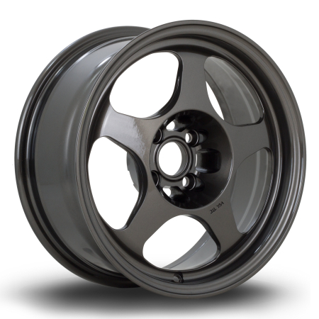 Rota Slip S1 15x6.5&quot; 4x95.25 ET7 Gunmetal wheels SLIP6515Y1P07PCGM0567