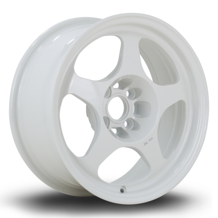 Rota Slip S1 15x6.5&quot; 4x95.25 ET7 White wheels SLIP6515Y1P07PCWH0567