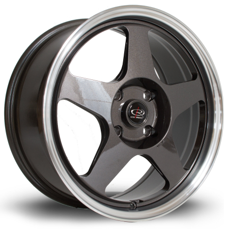 Rota Slip 17x7.5&quot; 4x100 ET45 RLGunmetal wheels SLIP7517C1P45RLGM0671