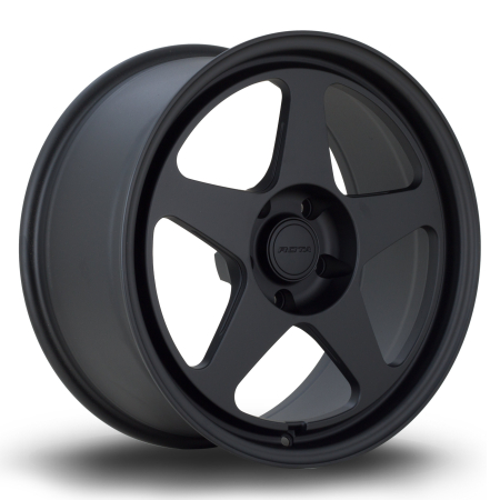 Rota Slip 18x8.5&quot; 5x114.3 ET44 FBlack2 wheels SLIP8518D1P44PCFB20730