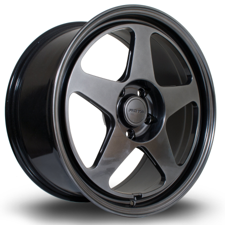 Rota Slip 18x8.5&quot; 5x100 ET44 HBlack wheels SLIP8518O1P44PCHG0730