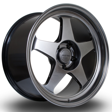 Rota Slip 18x9.5&quot; 5x100 ET38 HBlack wheels SLIP9518O1P38PCHG0730