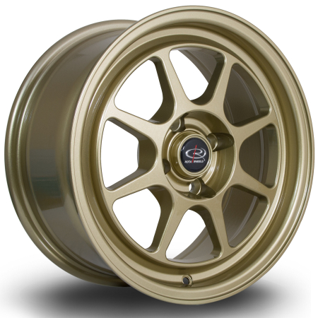 Rota Spec8 15x7&quot; 4x100 ET35 Gold wheels HUNT7015C1P35PCPG0671