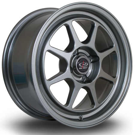 Rota Spec8 15x7&quot; 4x100 ET35 Steelgrey wheels HUNT7015C1P35PCSG0671