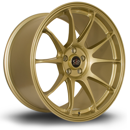 Rota Titan 18x9.5&quot; 5x100 ET35 Gold wheels TITR9518O1P35PCPG0730