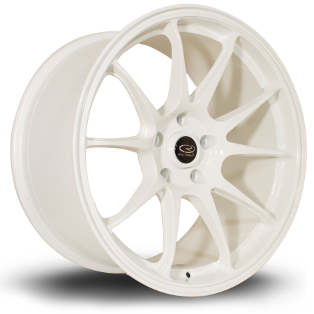 Rota Titan 18x9.5&quot; 5x114.3 ET30 White wheels TITR9518D1P30PCWH0730