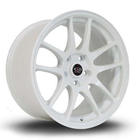 Rota Torque 17x9.5&quot; 4x114.3 ET12 White wheels TORQ9517A1P12PCWH0730