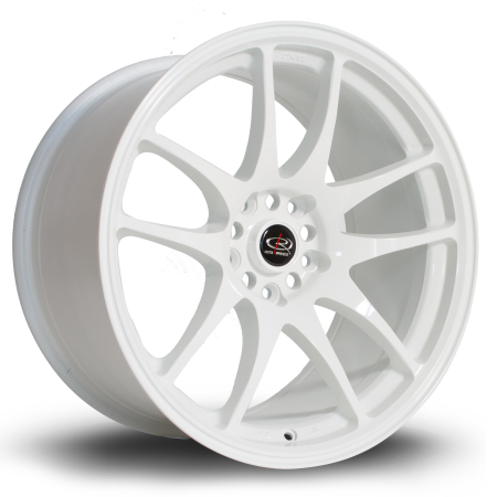 Rota Torque 18x9.5&quot; 5x114.3 ET30 White wheels TORQ9518D1P30PCWH0730