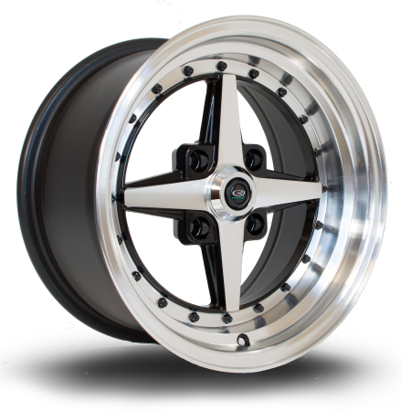 Rota Zero 15x8&quot; 4x114.3 ET10 PFBlack wheels ZERO8015A1P10RFYB0730