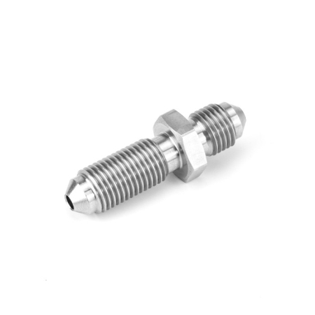 AN3 Equal Bulkhead Adaptor - Straight - Stainless Steel OBP-AN3-BA