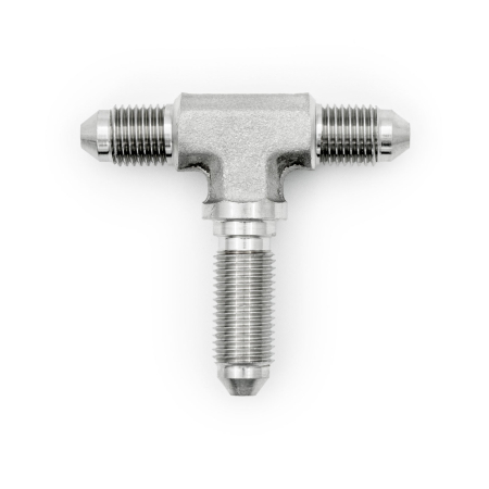 AN3 Equal Bulkhead Adaptor - TEE - Stainless Steel OBP-AN3-TEE