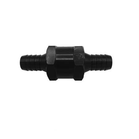 10mm Push On One Way Check Valve - Black OBPOWV-10MM