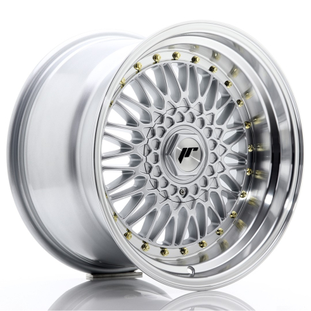 JR Wheels JR9 17x10 ET20 5x112/120 Silver w/Machined Lip JR9171092074S