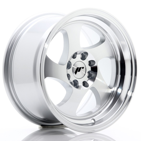 JR Wheels JR15 15x8 ET20 4x100/108 Machined Silver JR15158142074SM