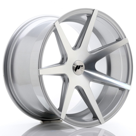 JR Wheels JR20 19x11 ET25-40 5H Blank Silver Machined JR2019115X2572SM