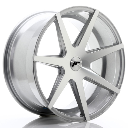 JR Wheels JR20 20x10 ET20-40 5H Blank Silver Machined JR2020105X2074SM