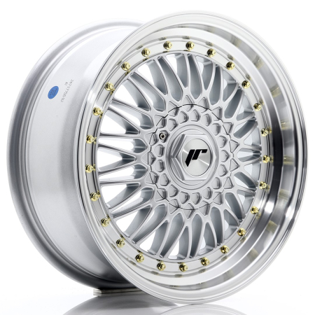 JR Wheels JR9 17x7,5 ET35 4x100/114 Silver w/Machined Lip JR9177543574S