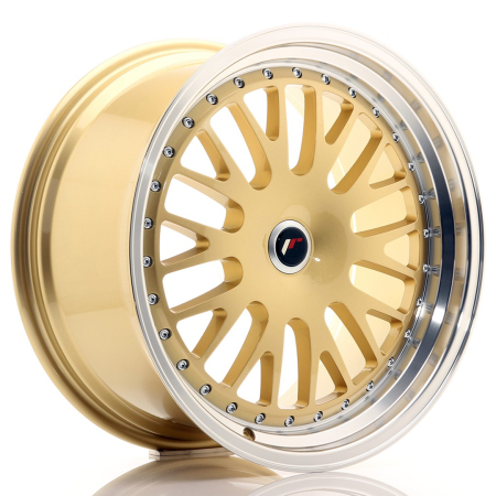 JR Wheels JR10 19x9,5 ET20-35 Blank Gold w/Machined Lip JR101995XX2074GD