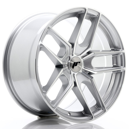 JR Wheels JR25 18x9,5 ET20-40 5H BLANK Silver Machined Face JR2518955X2074SM