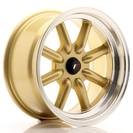 JR Wheels JR19 16x8 ET-20-0 BLANK Gold JR191680XXM2074GD