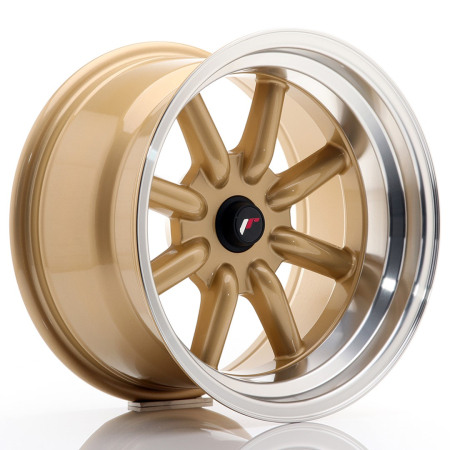 JR Wheels JR19 16x9 ET-25-(-15) BLANK Gold JR191690XXM2574GD