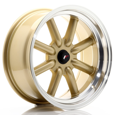 JR Wheels JR19 17x8 ET-20-0 BLANK Gold JR191780XXM2074GD