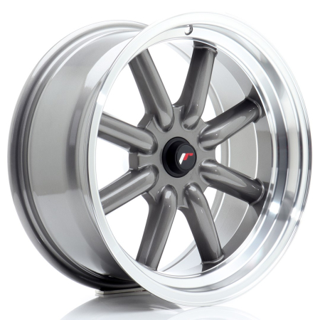 JR Wheels JR19 17x8 ET-20-0 BLANK Gun Metal JR191780XXM2074GM