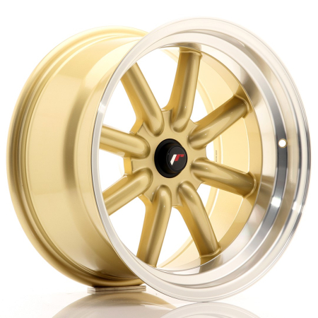 JR Wheels JR19 17x9 ET-25-(-10) BLANK Gold JR191790XXM2574GD