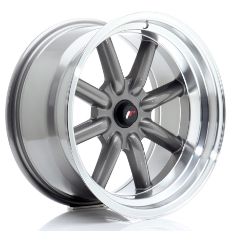 JR Wheels JR19 17x9 ET-25-(-10) BLANK Gun Metal JR191790XXM2574GM