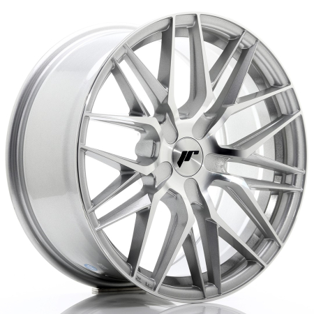 JR Wheels JR28 18x8,5 ET20-40 5H BLANK Silver Machined Face JR2818855X2074SM