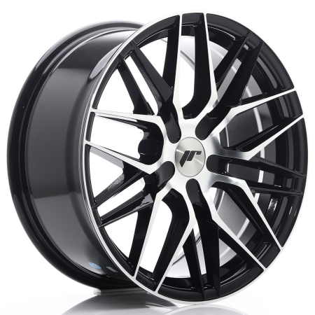 JR Wheels JR28 18x8,5 ET20-40 5H BLANK Gloss Black Machined Face JR2818855X2074GBM