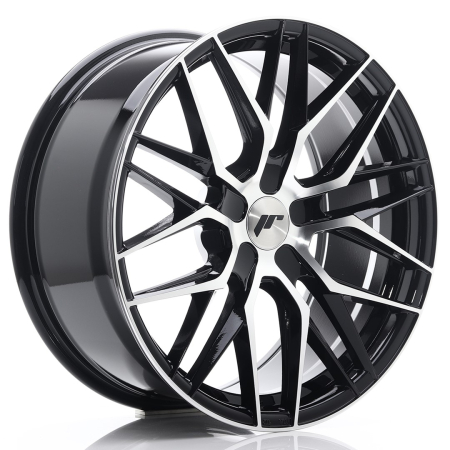 JR Wheels JR28 19x8,5 ET20-40 5H BLANK Gloss Black Machined Face JR2819855X2074GBM